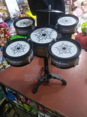 Simulation Kids Drum Toys Jazz Drum Musical Toys for Red.
