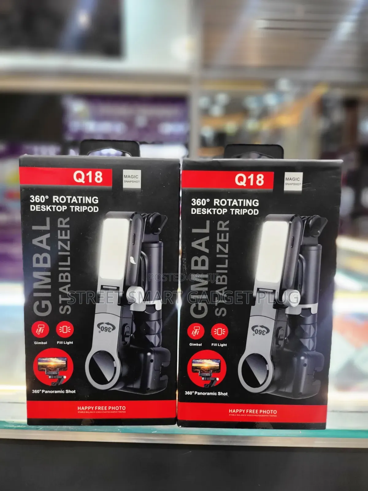 Q18 360° Rotating Desktop Tripod