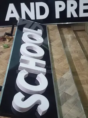 School Brand 3d Letters