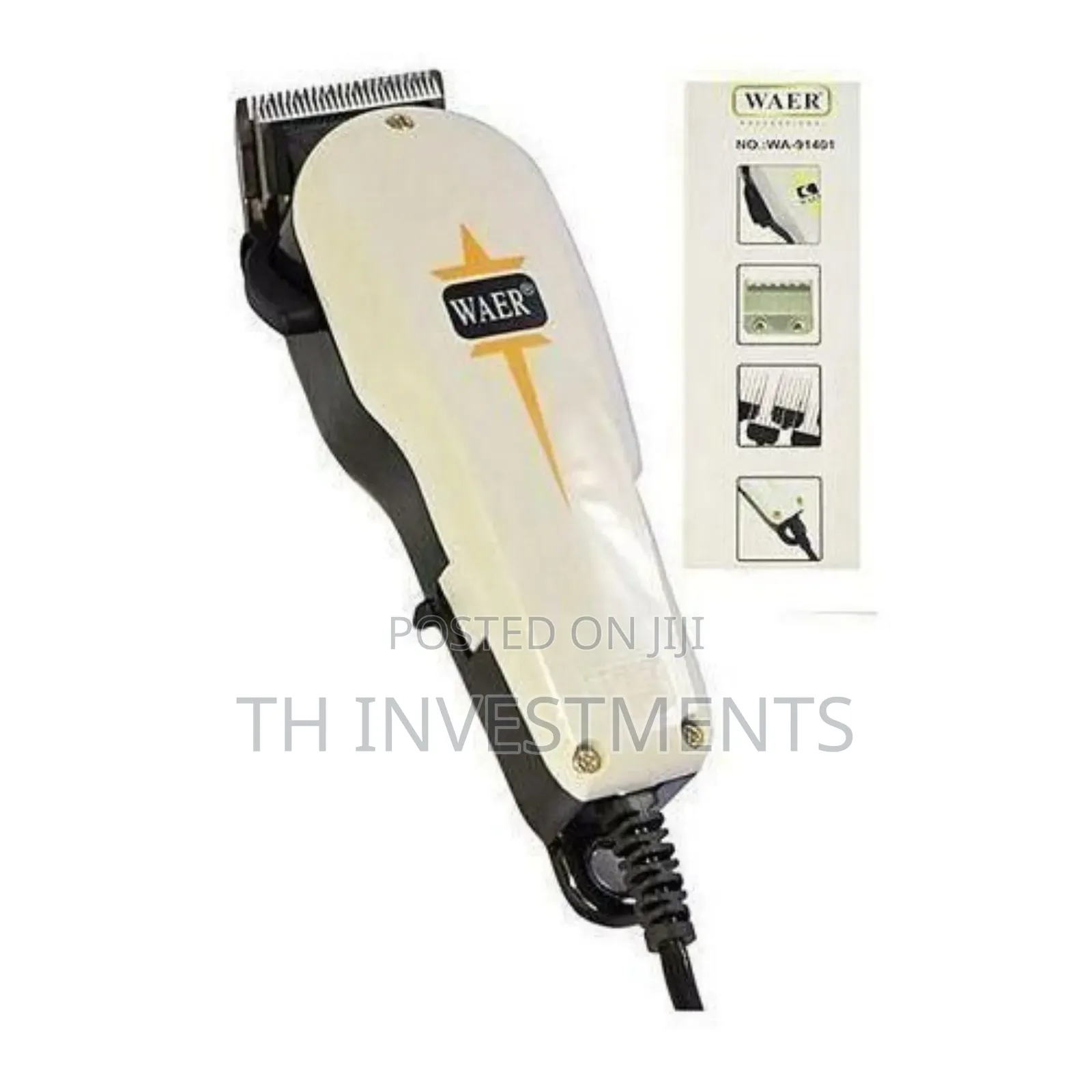 Waer Saloon Professional Hair Clipper Shaving Machine
