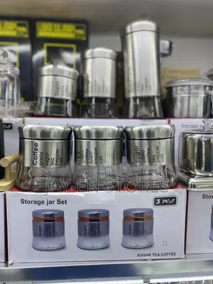 3 Piece Storage Jar Set