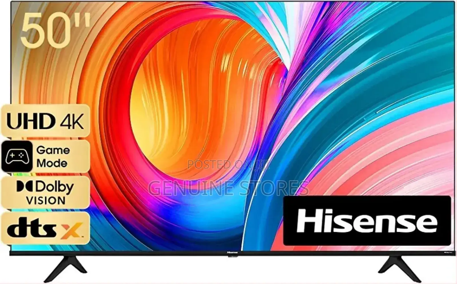 Hisense 50 Inches Smart Tv Powered by Viddaa