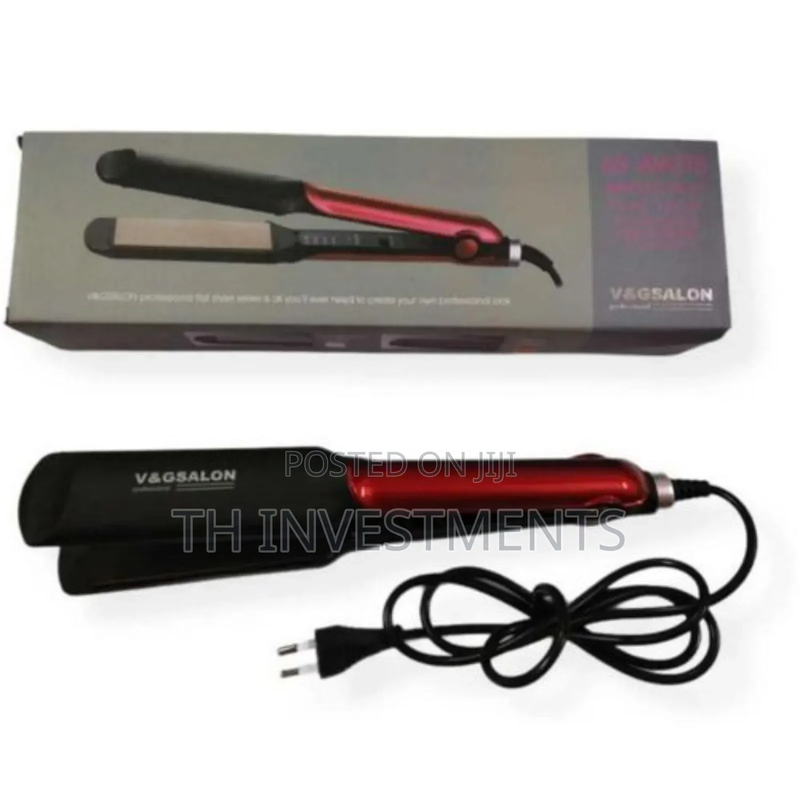 Pro Hair Straightener - Black 
