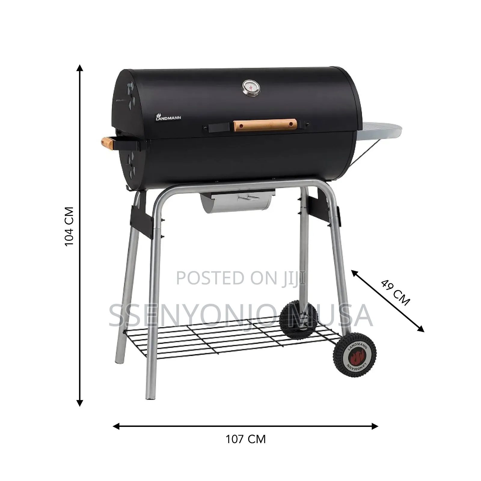 Landmann Charcoal Barrel Barbecue 31421 - Taurus 660