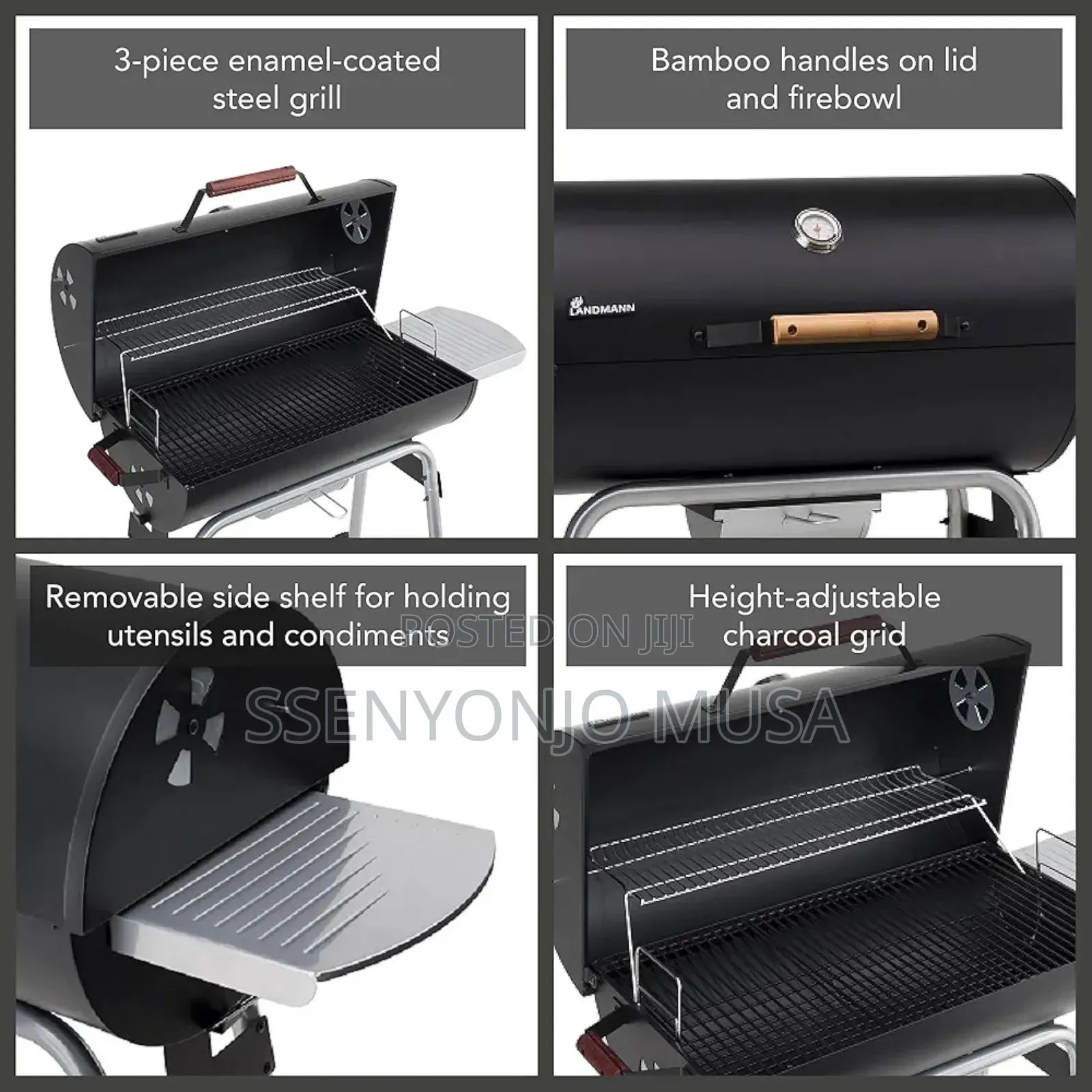 Landmann Charcoal Barrel Barbecue 31421 - Taurus 660