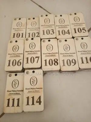 Wooden Hotel Key Holders