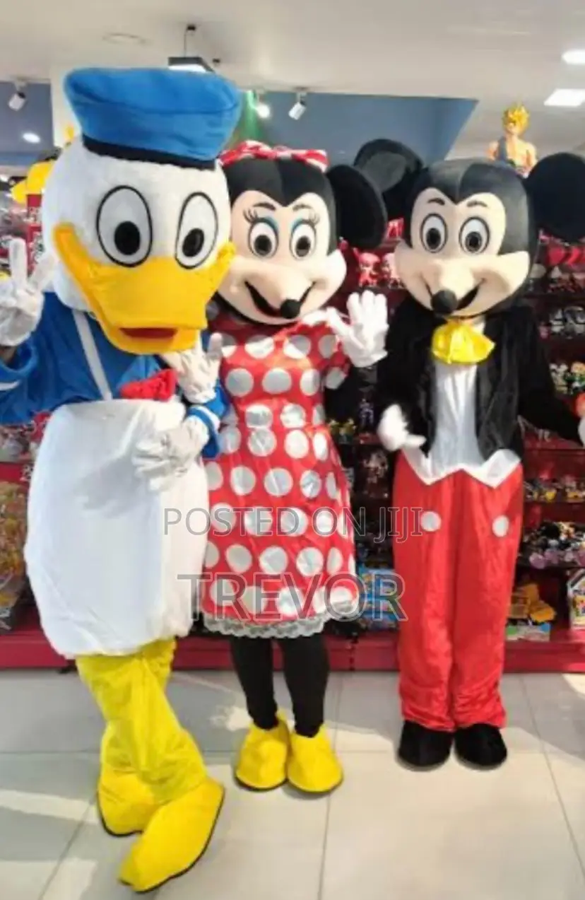 Cartoon Character Mascort Costumes for Hire on Events
