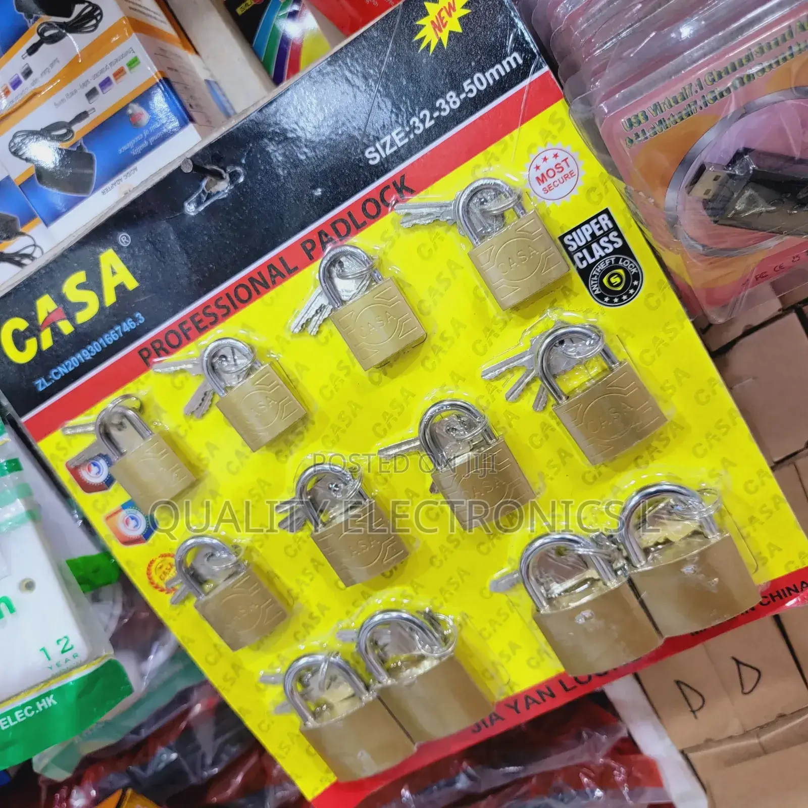 Casa Padlock Chat 12 PCS