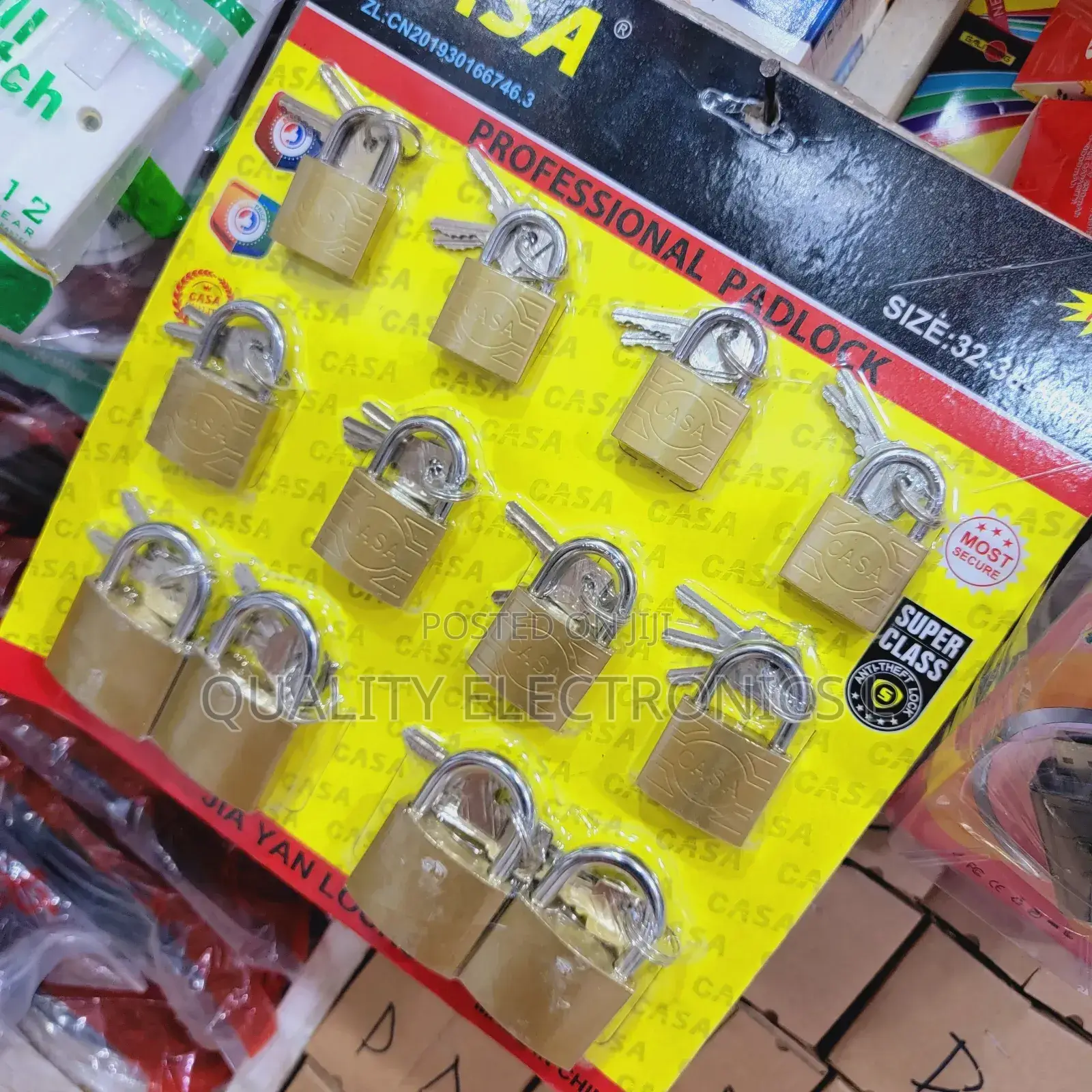 Casa Padlock Chat 12 PCS