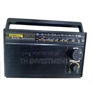 Sembule Portable Fm/Am Radio - Black