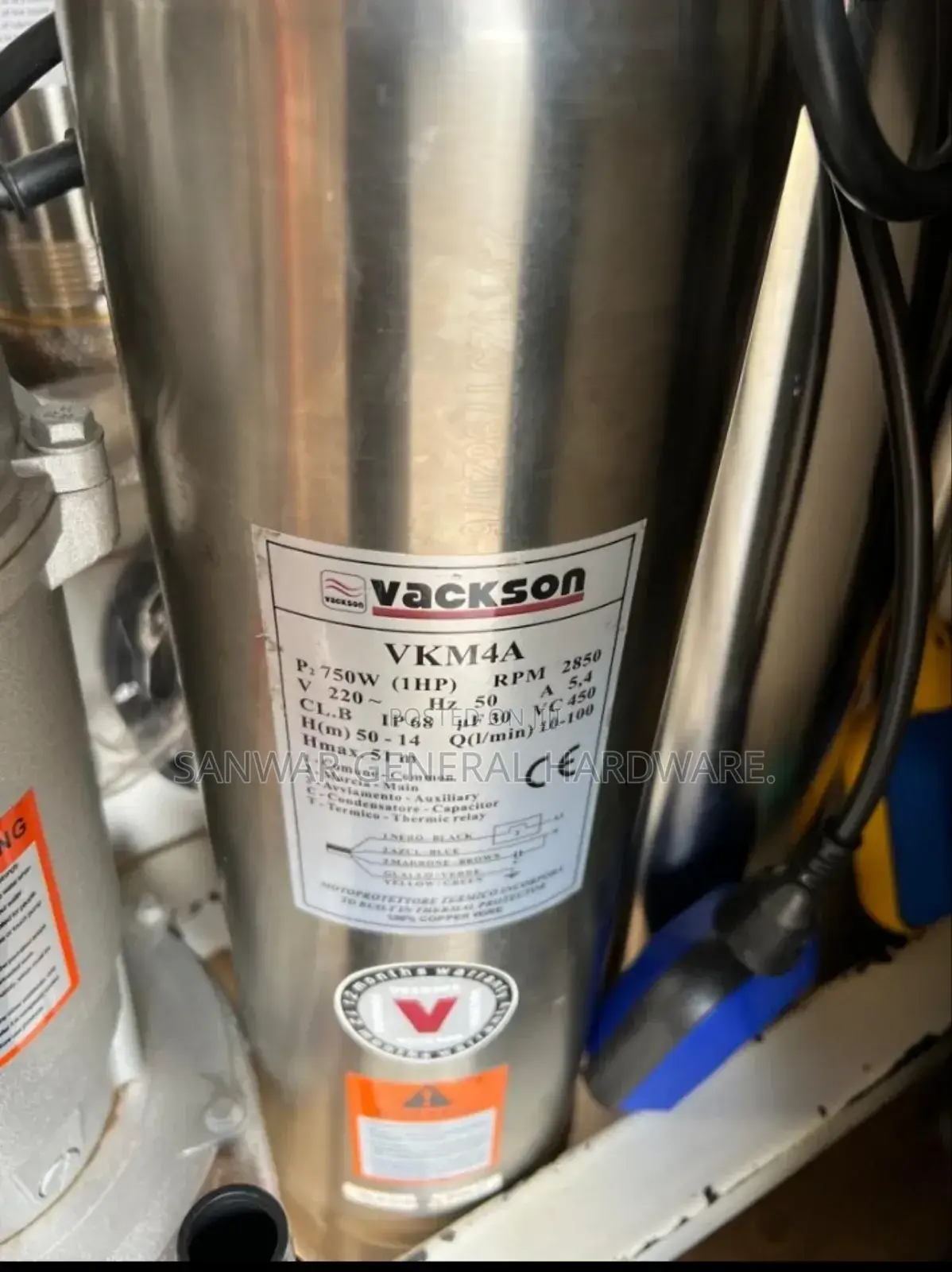 51m,Submersible Water Pumps(Sucks From Down,Stainles Steel)
