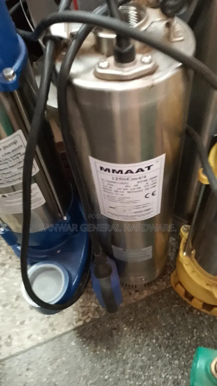 51m,Submersible Water Pumps(Sucks From Down,Stainles Steel)