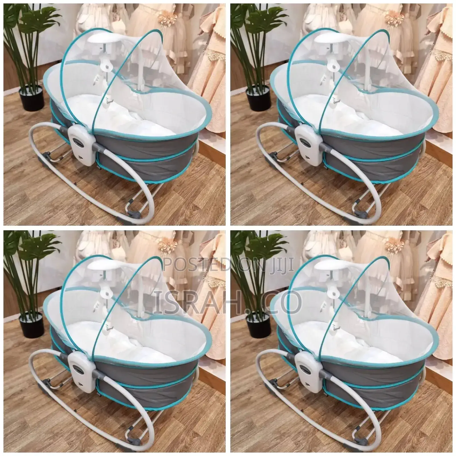 5in1 Rocker Bassinet With Net With Music