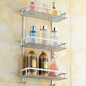Three-Tier Aluminum Bathroom Shelf,