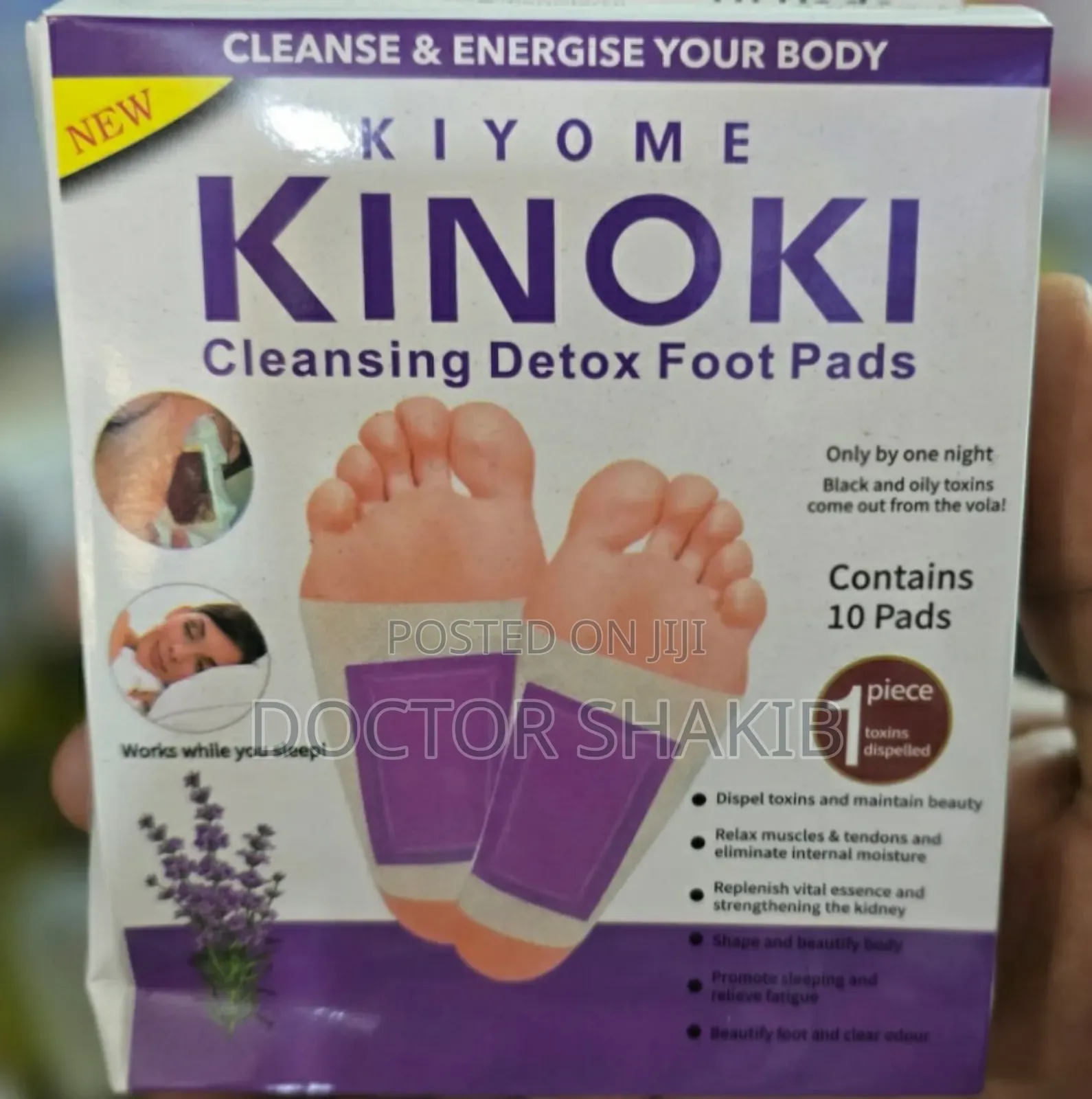 New Set of 10 Kinoki Cleansing Detox Food Pads
