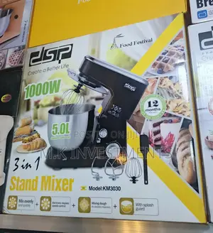 Photo - DSP 5l 3in1 Egg Beater Dough Stand Mixer Food Processor