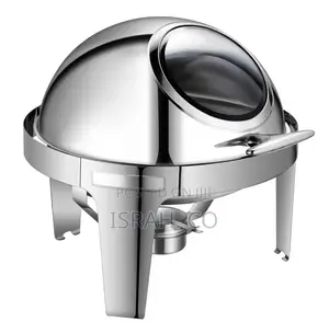 Epinox Chafing Dish, Roll Top Cam Kapaklı,