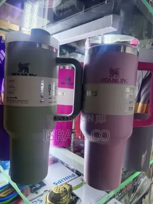 Stanley Quencher H2.0 Tumbler With Handle Pink and Green