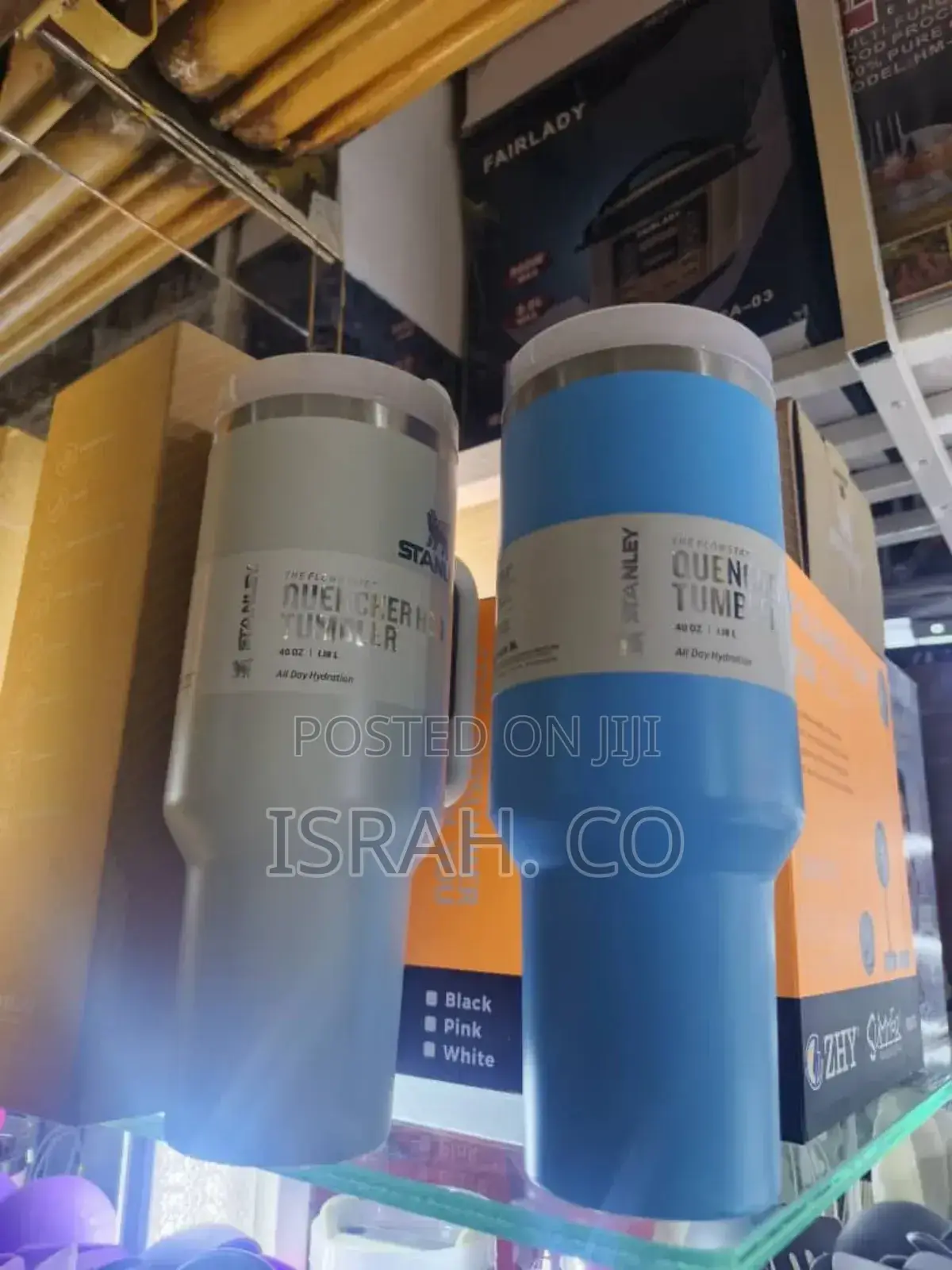 Compatible for Travel, Nectarine, 30oz Blue and White