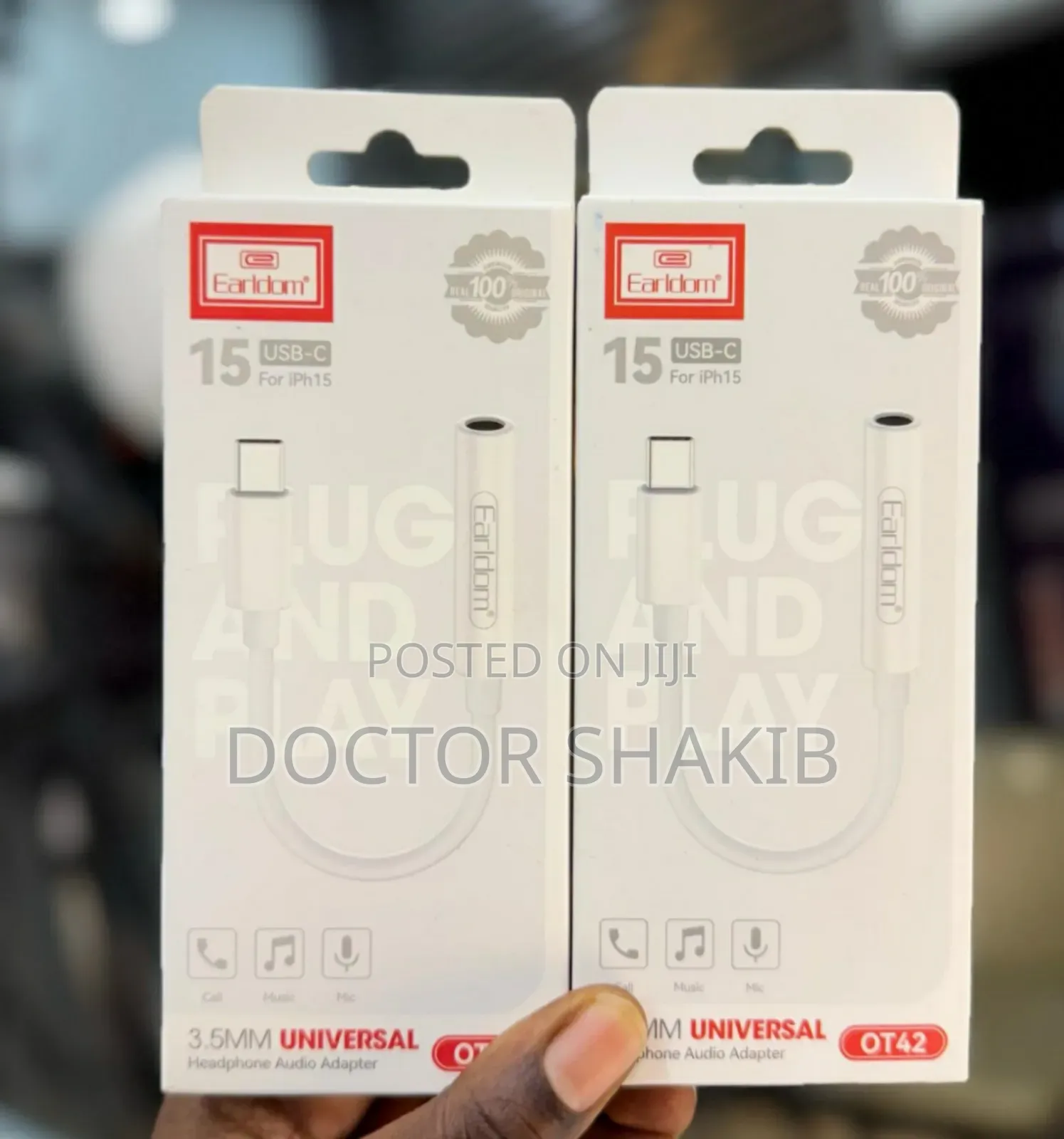 New Earldom Et-042 Adapter Type-C Audio Jack 3.5mm