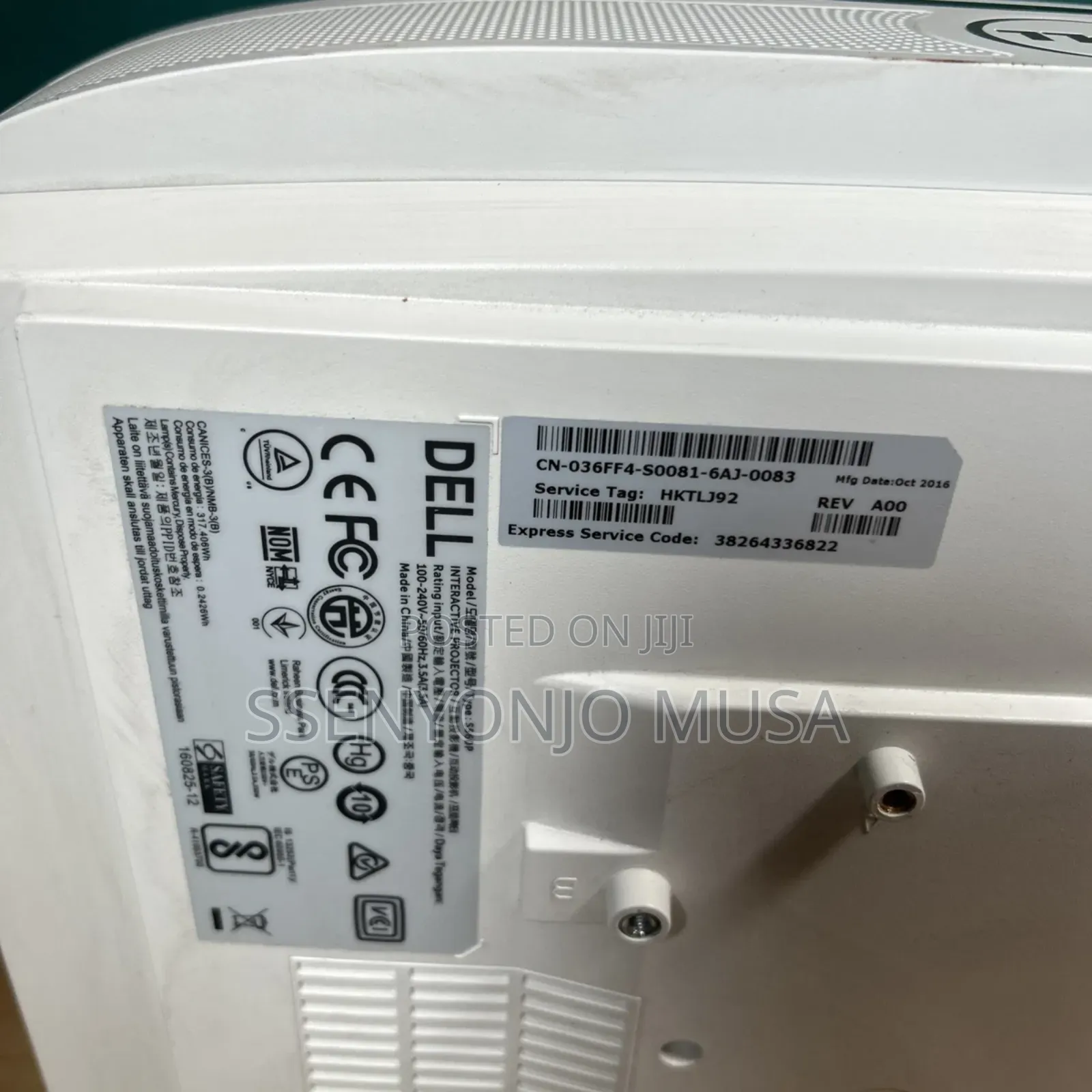 Dell S560t Interactive Touch Projector - 1080p, 3400 Lumen