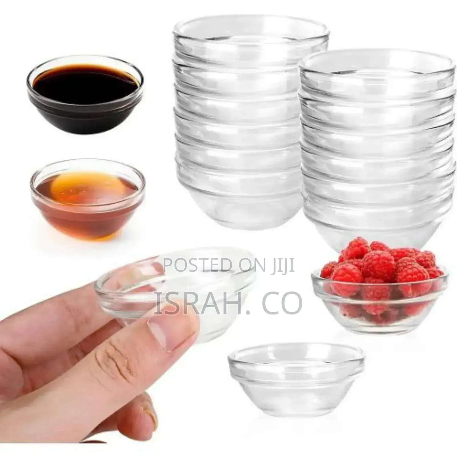 Luminarc 100 Ml 12 PCS Stackable Mini Glass Ramekins Bowls