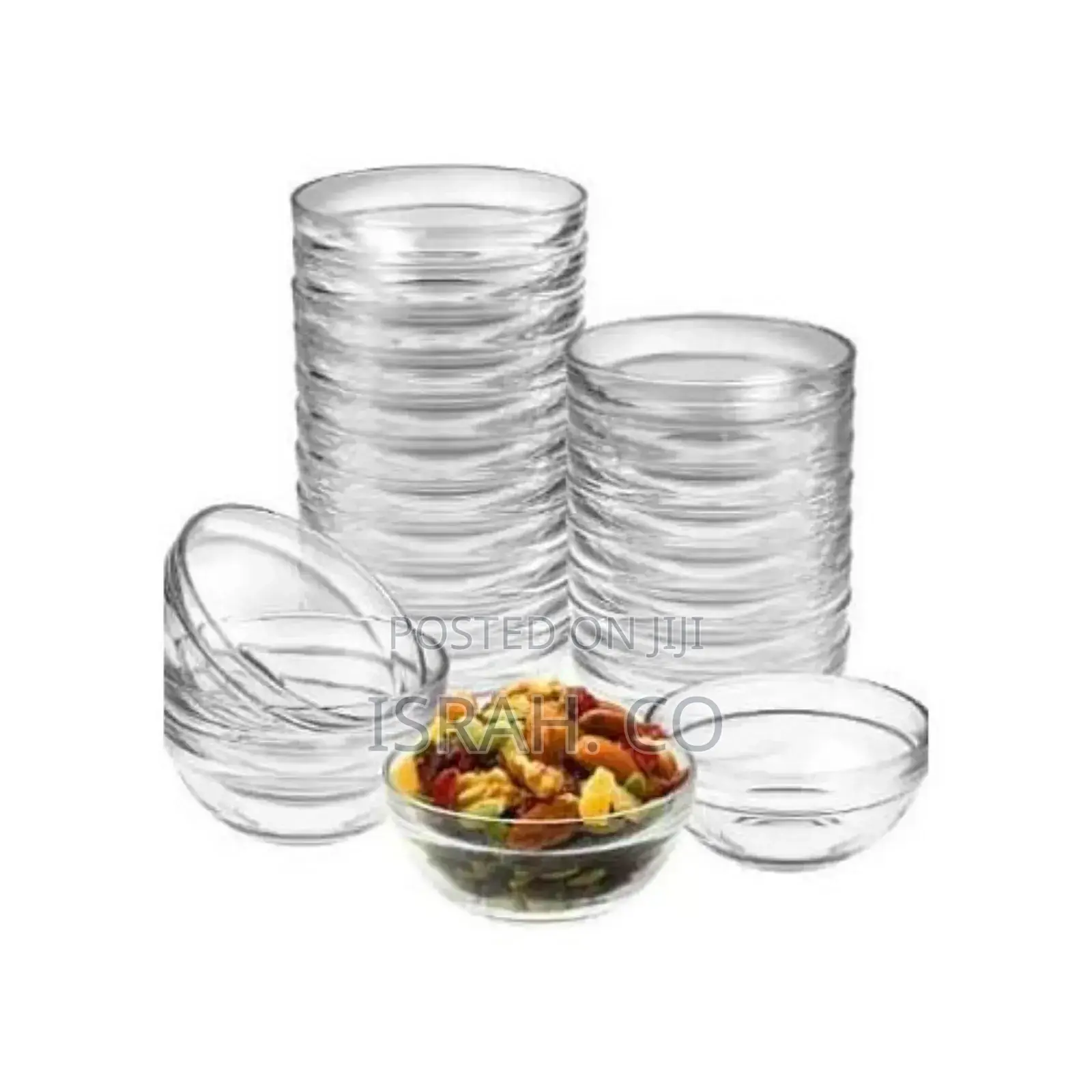 Luminarc 100 Ml 12 PCS Stackable Mini Glass Ramekins Bowls