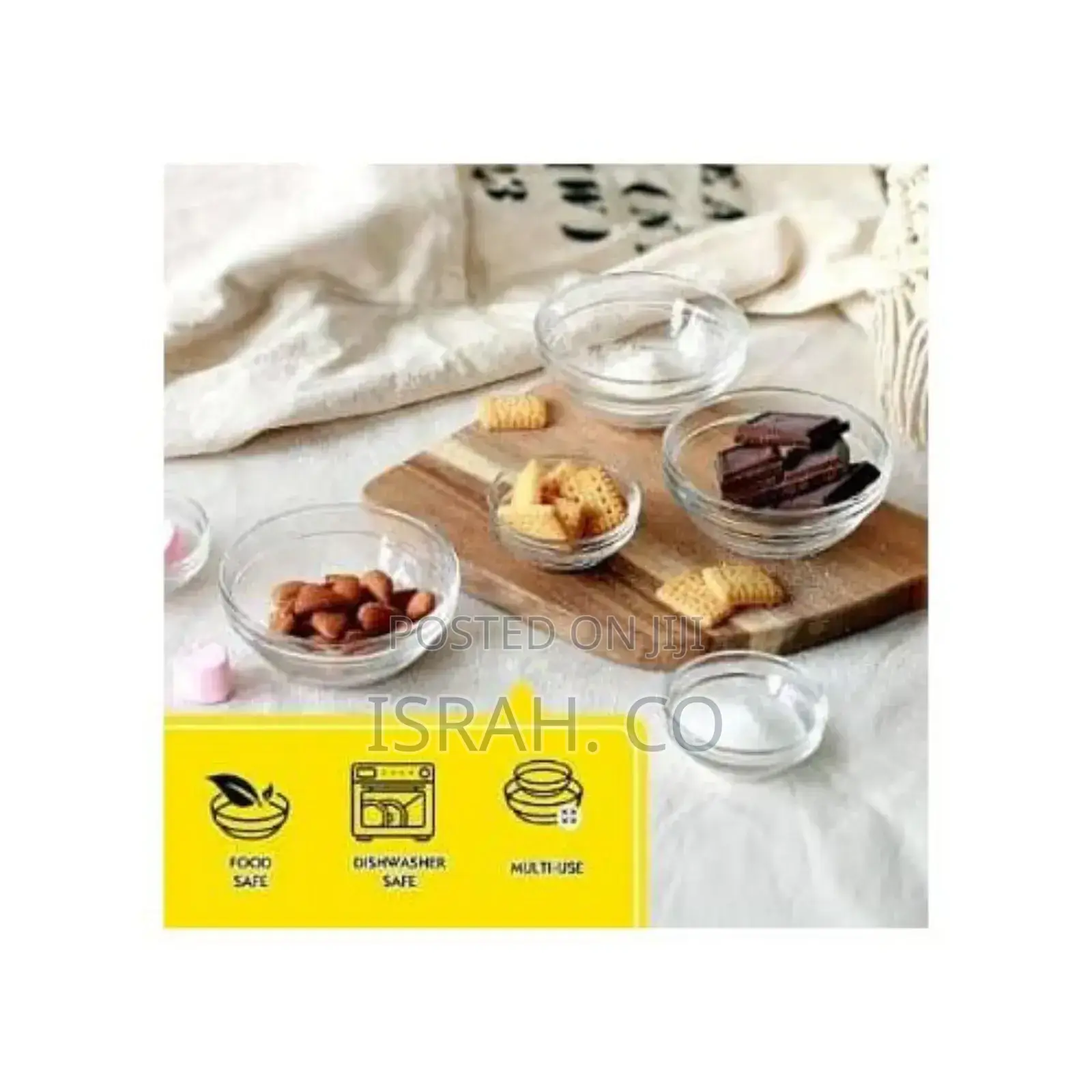 Luminarc 100 Ml 12 PCS Stackable Mini Glass Ramekins Bowls