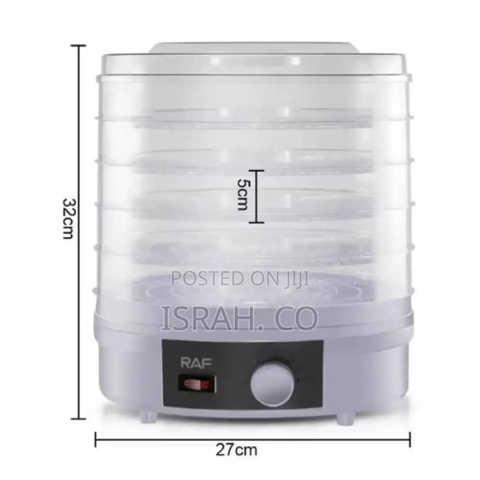 Raf Food Dehydrator Machine, Electric Fruit Dryer 5 Trays