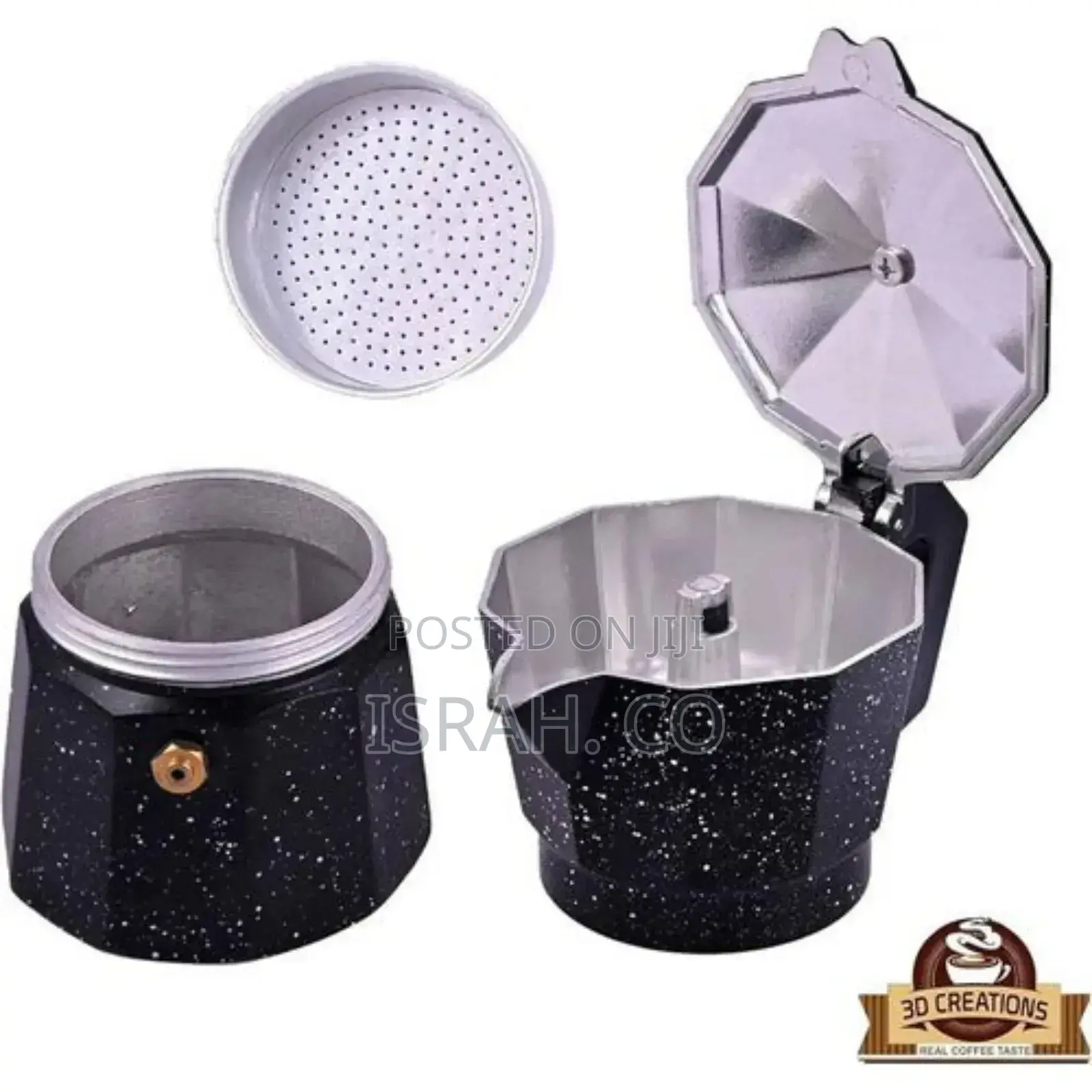 9 Cups Stovetop Espresso Maker, Aluminium Stovetop Coffee