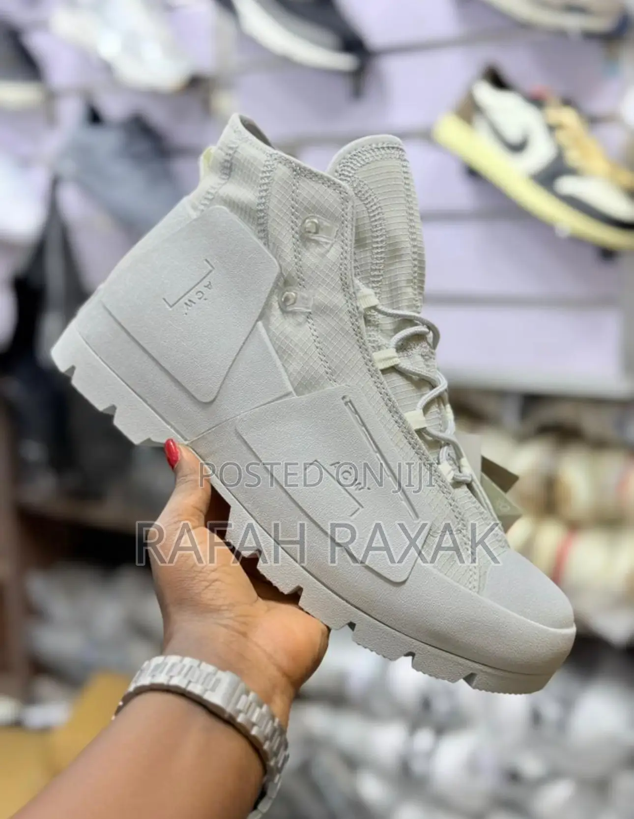 Original Grey All Star Converse X a-Cold Chunk Hi Boots