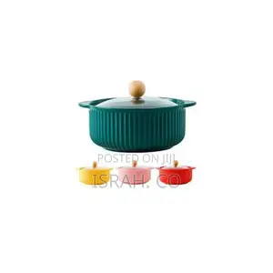 3 Pieces of 1200ml Salad Bowl Ceramic Kitchen Cooking Bowl