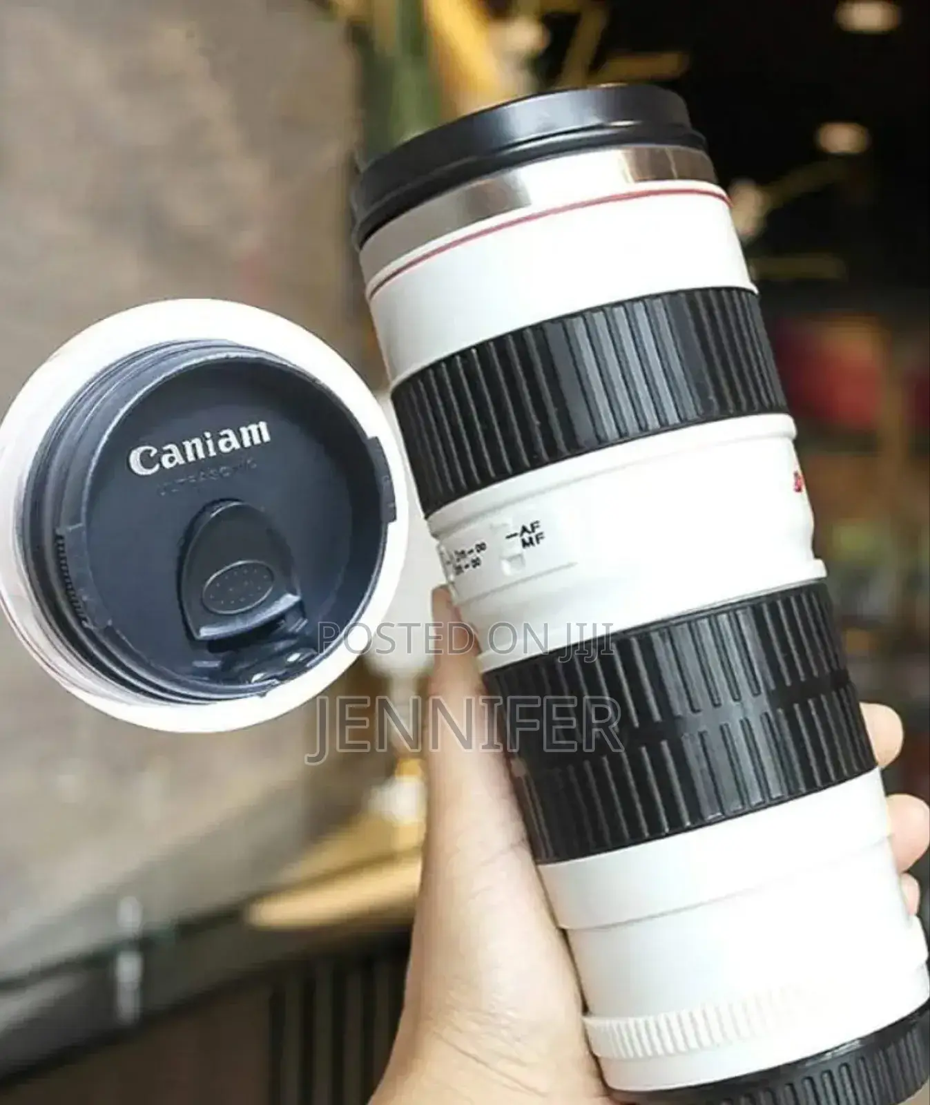 Stainless Steel Camera Lens Coffee Mug