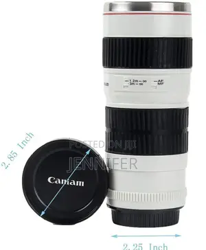 Stainless Steel Camera Lens Coffee Mug