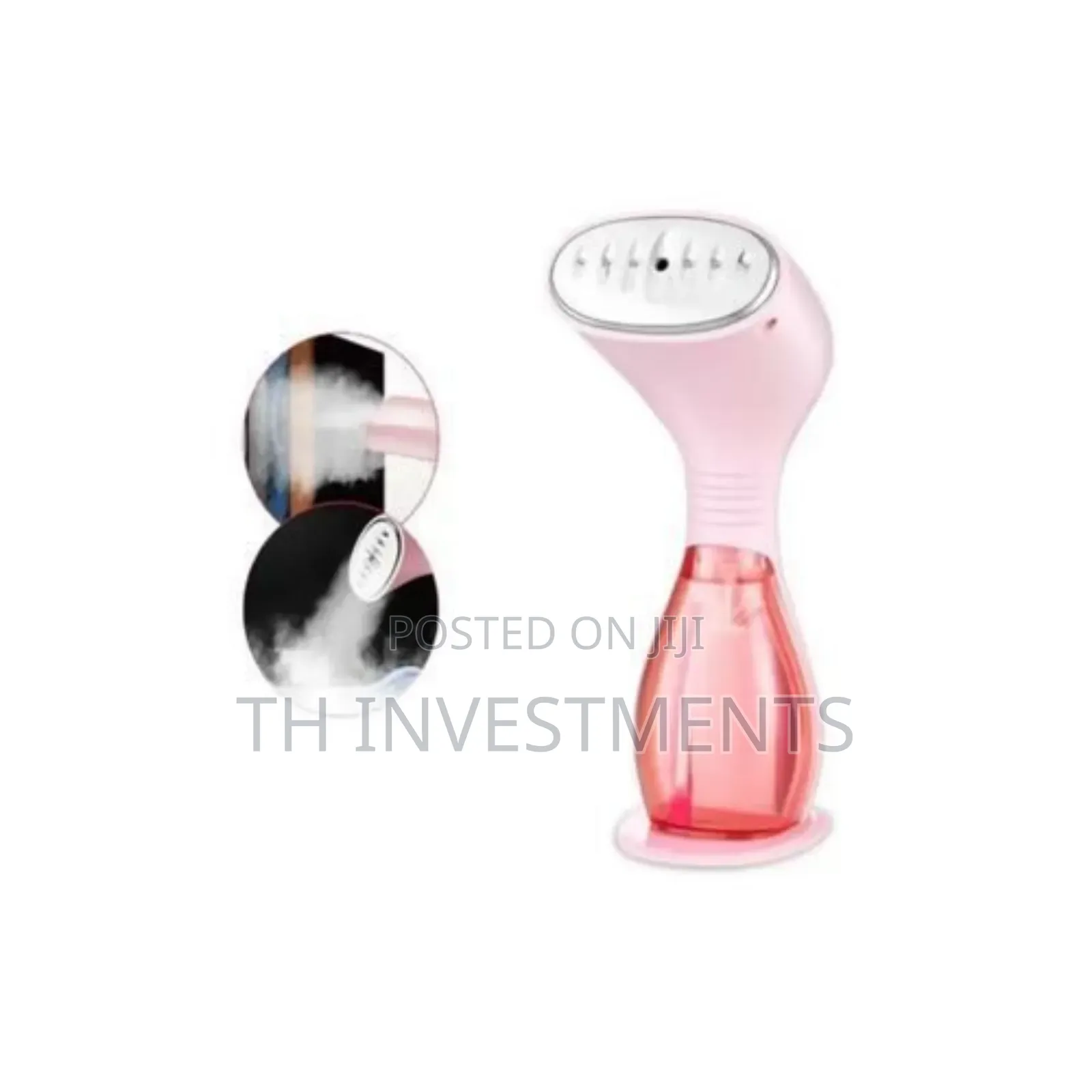 Hand Held Garment Steamer Iron Box - Peach