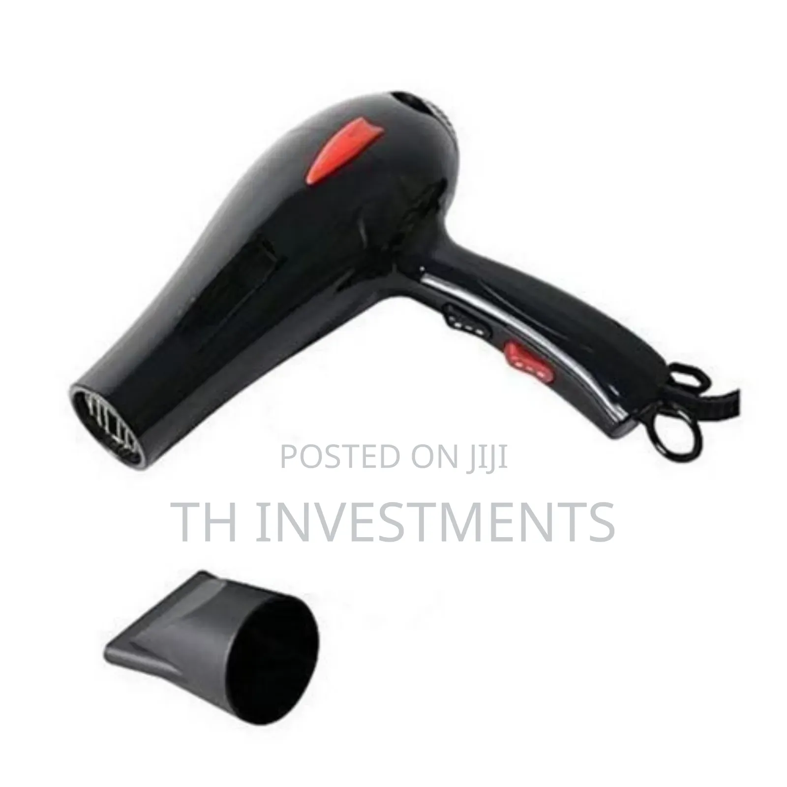 Professional Hair Dryer/ Blower - Black 