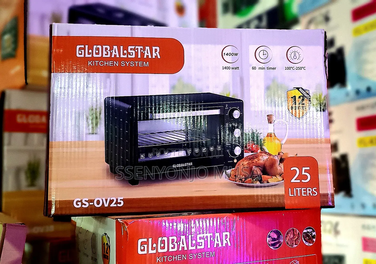 Globalstar Mini Oven 25l Gs-Ov25 Countertop