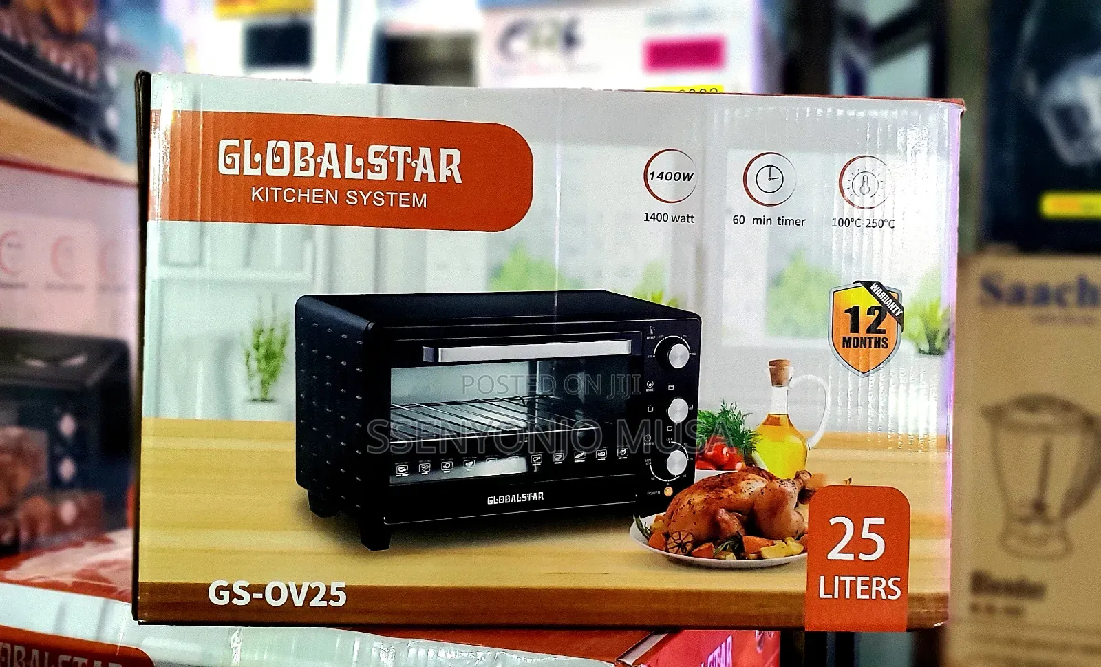 Globalstar Mini Oven 25l Gs-Ov25 Countertop