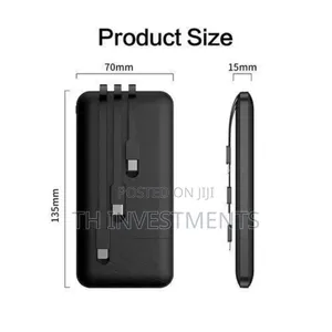 Excellent 20,000mah 3x Portable Power Bank - Black/White 