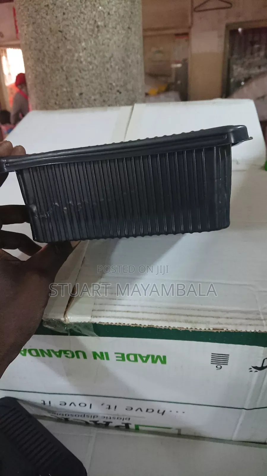 Disposable Black Container