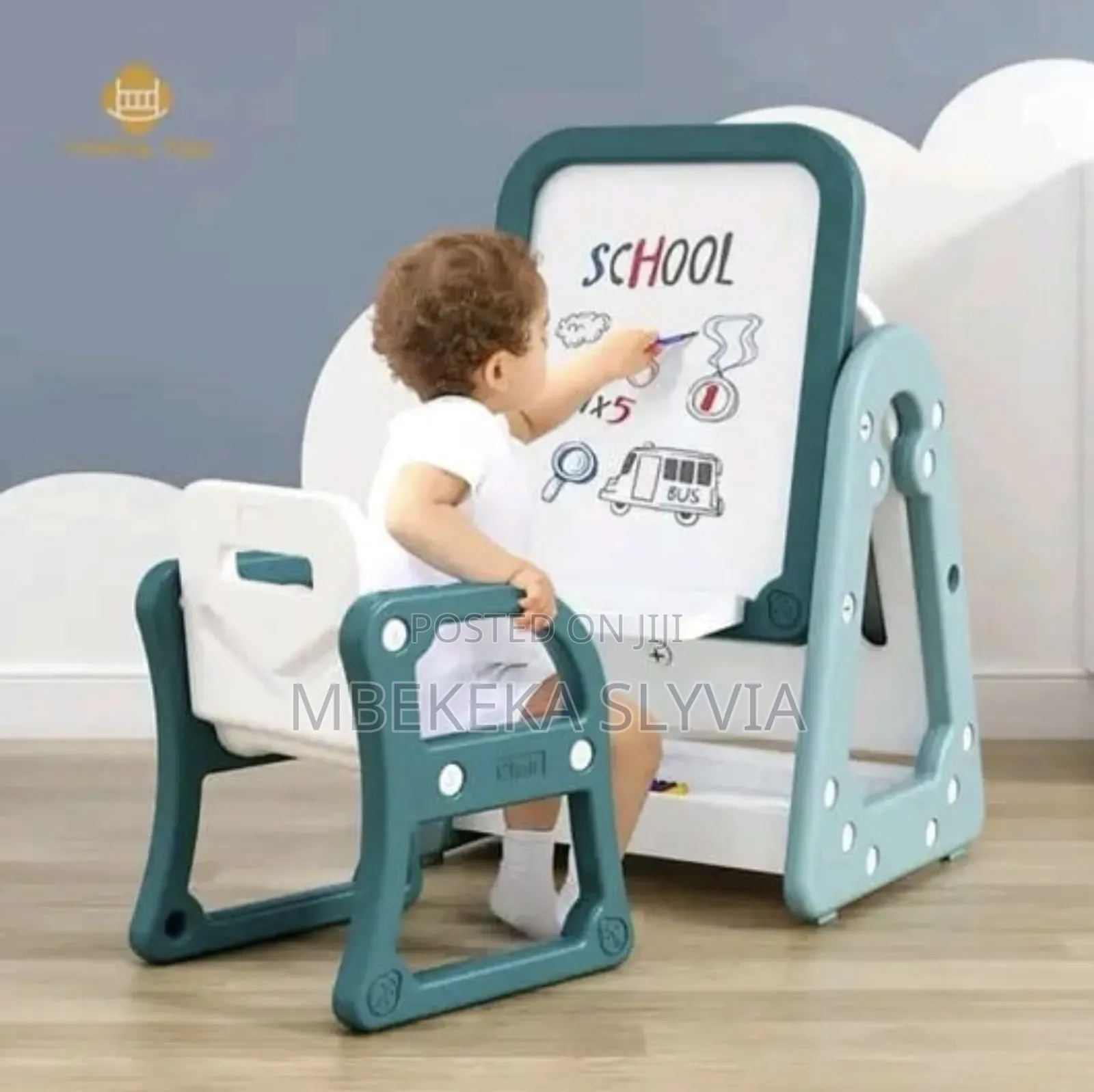 Drawing Writing Boards for Kids 2-4years With a Chair