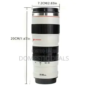 Camera Lens Insulated Coffee Mug