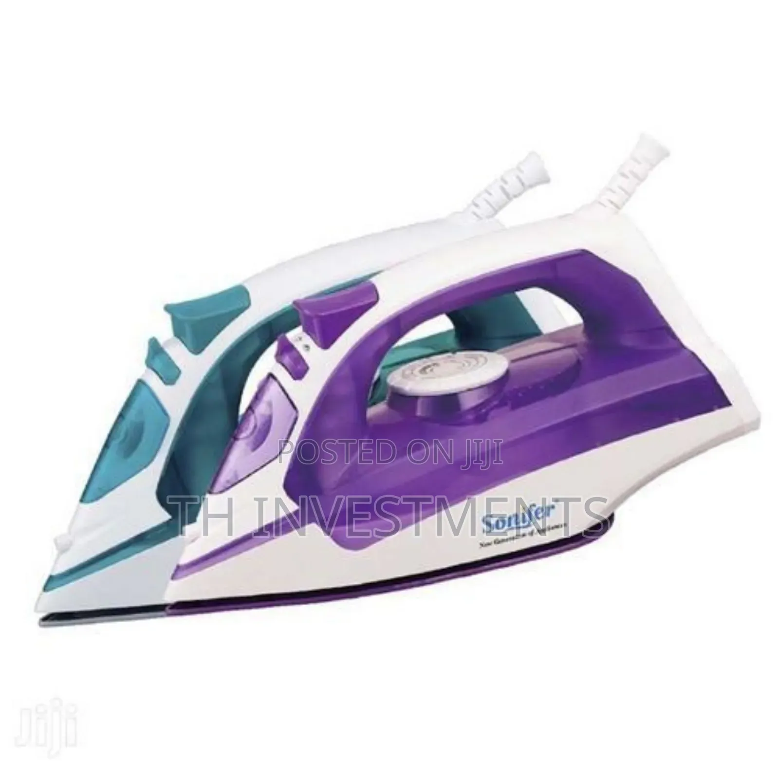 Sonifer Steam and Dry Flat Iron With Self Cleaning - Blue