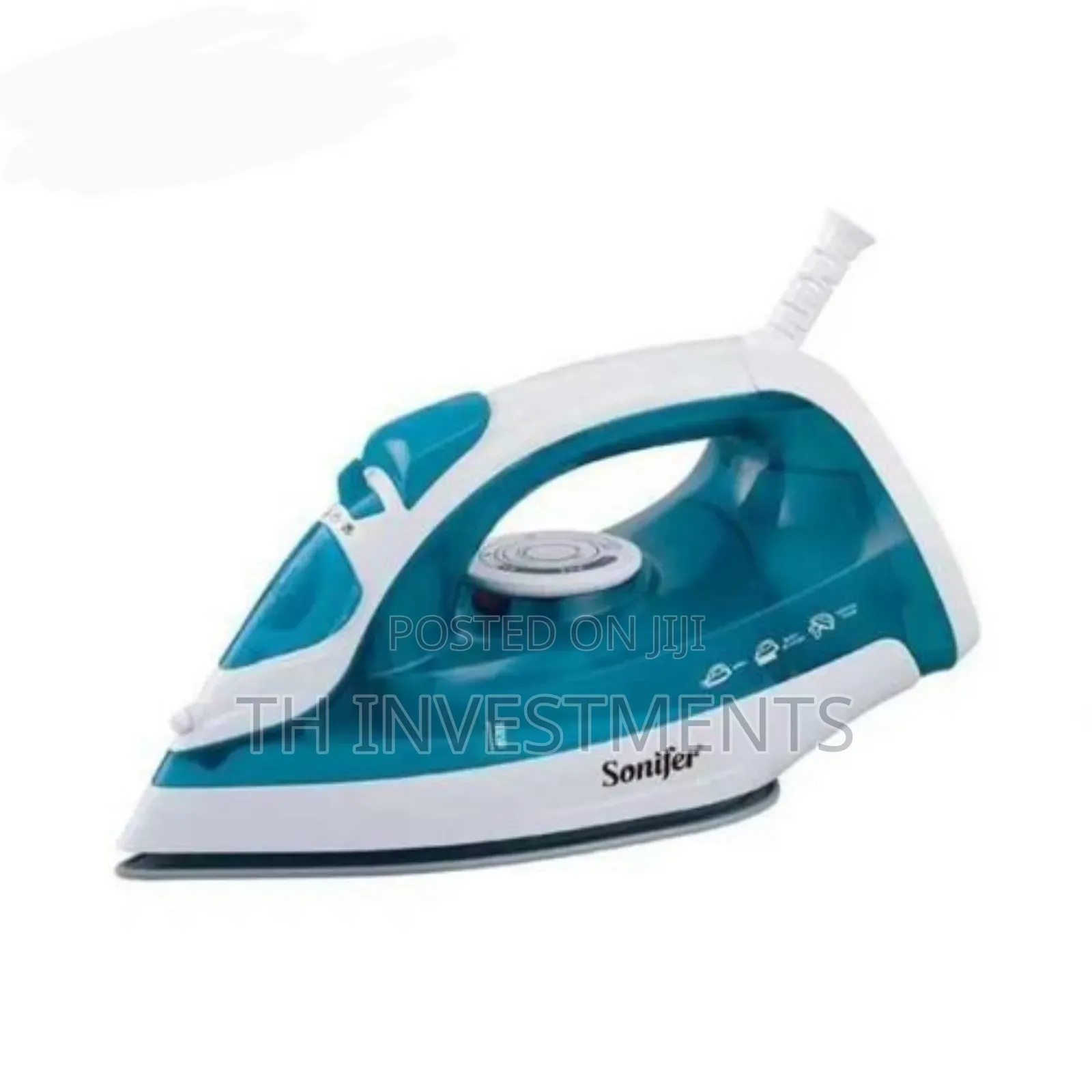 Sonifer Steam and Dry Flat Iron With Self Cleaning - Blue