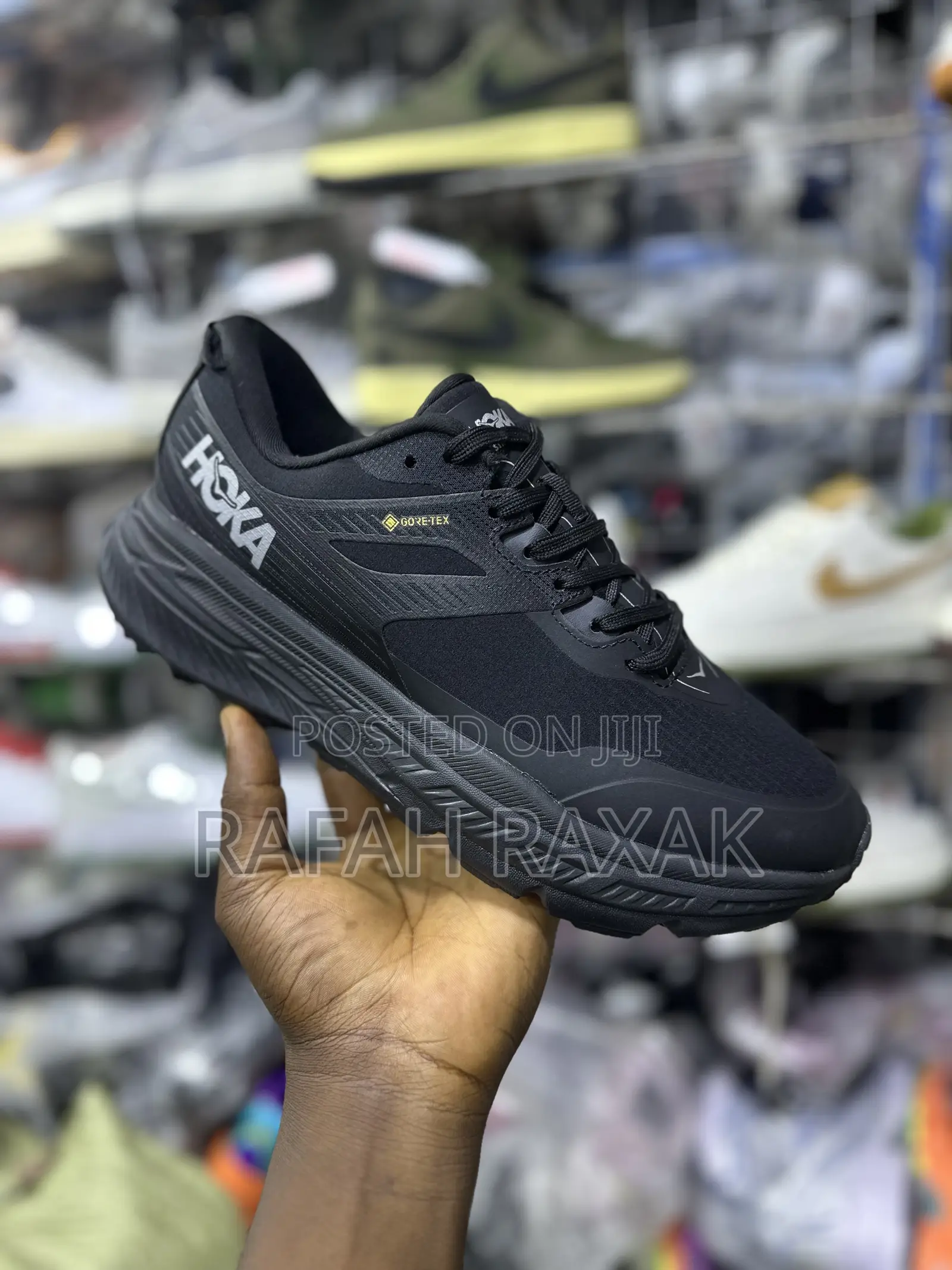 Original Black Hoka Gore-Tex One Challenger Trainer Sneaker