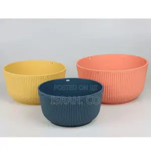 Hanging Plastic Flower Pots Blue