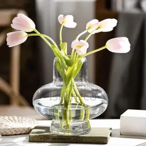 Home Decor Vase Flower Vase for Home Decor, Clear