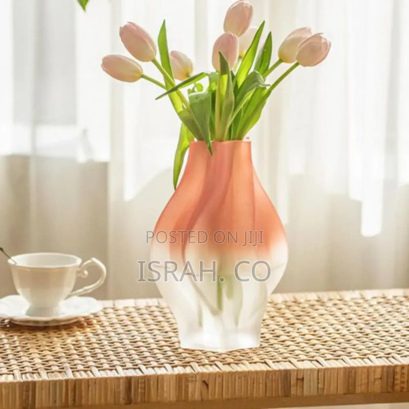 Modern Art Twists Ceramic Flower Vase,