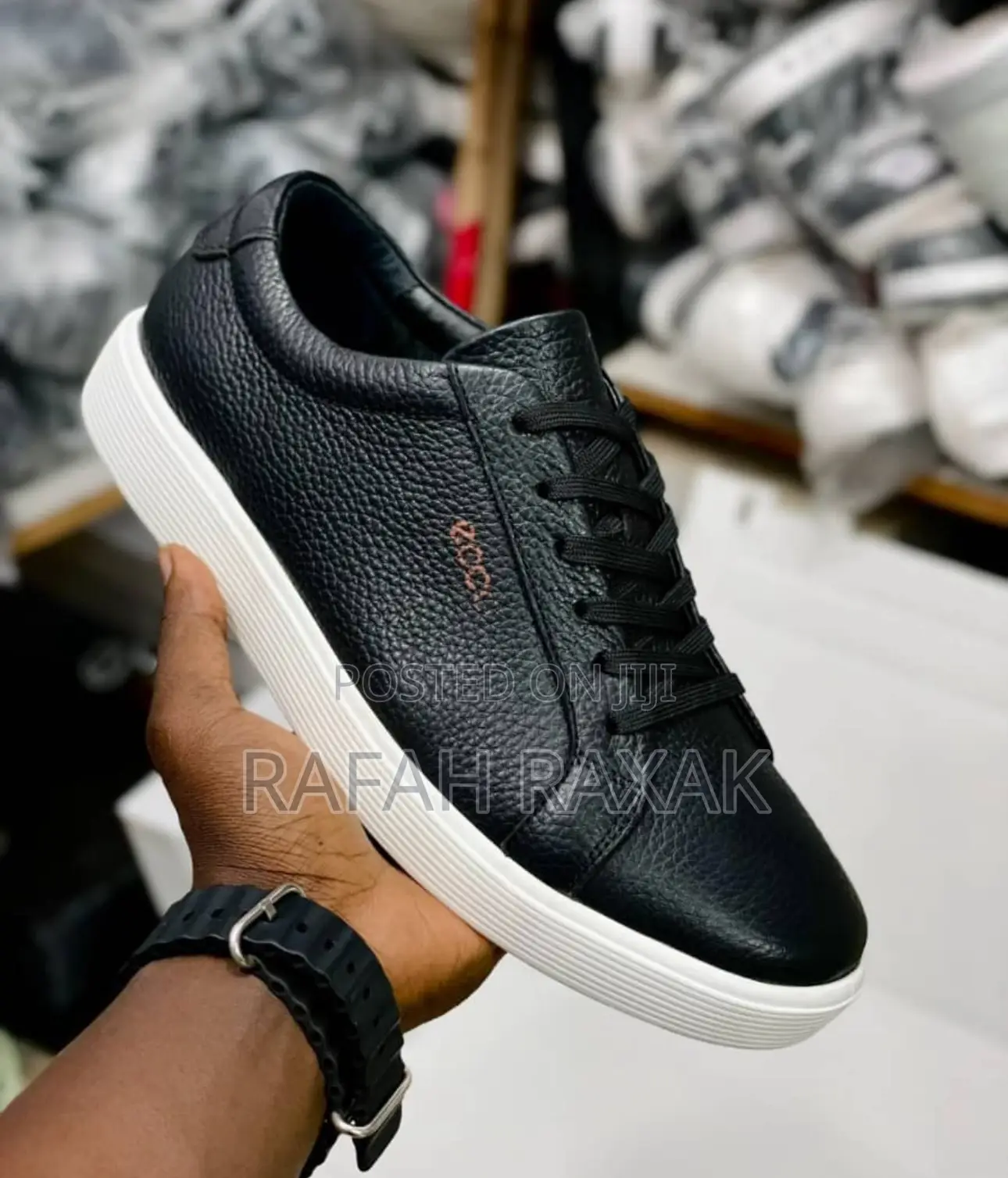Original Ecco Soft Casual Leather Sneakers