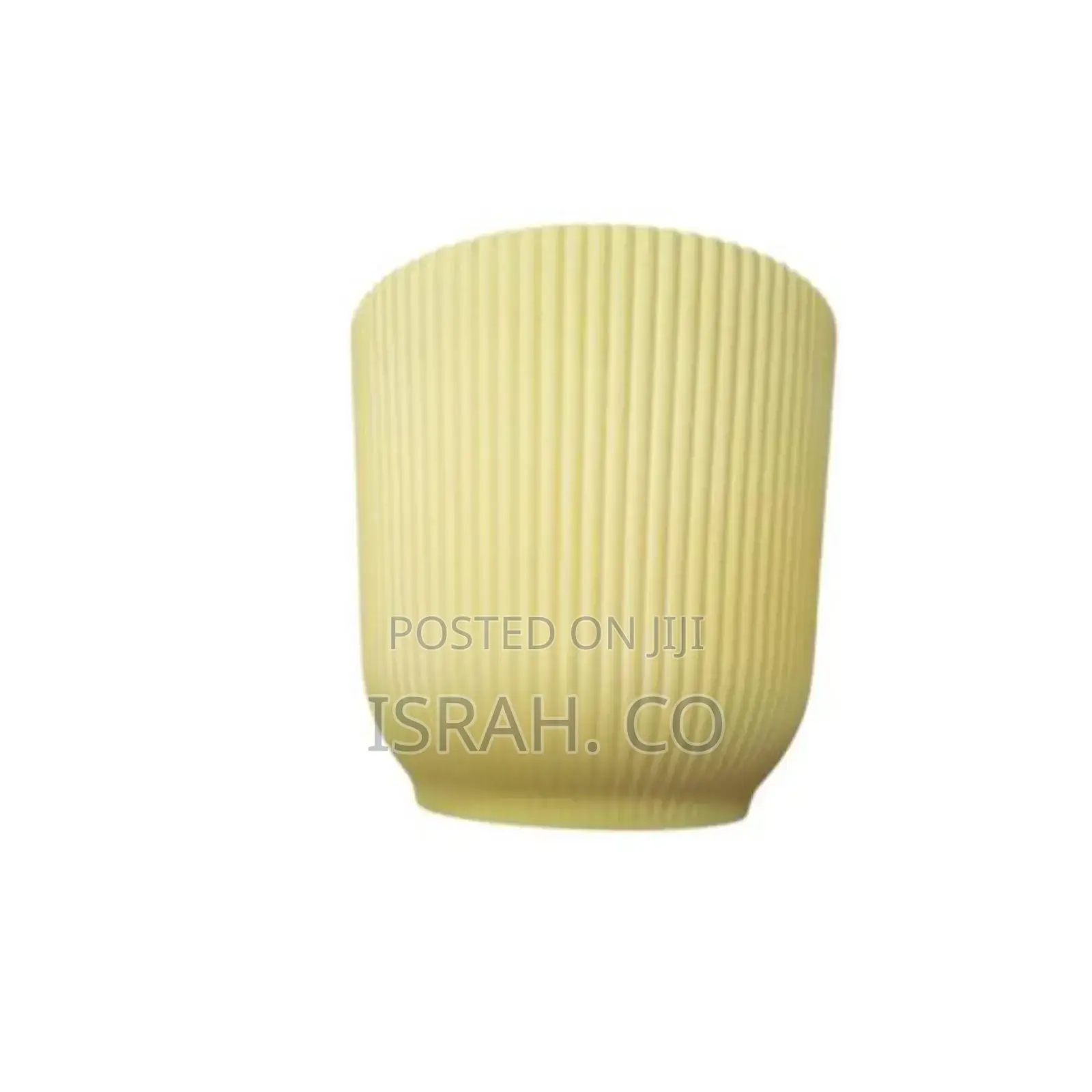 Flower Sturdy Plant Pot Versatile Indooroutdoor White